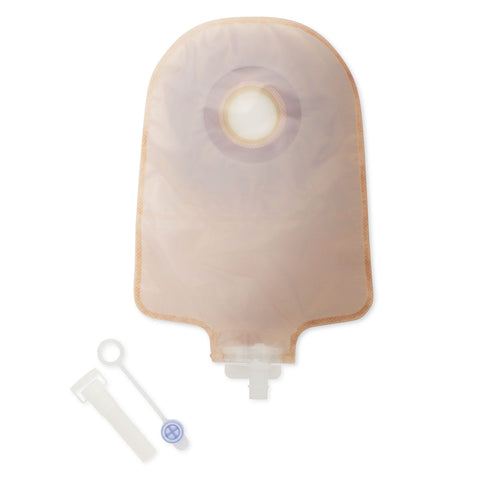 Hollister Urostomy Pouch Premier™ 8487 One-Piece System 9 Inch Length 1-3/8 Inch Stoma Drainable