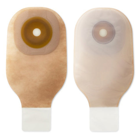 Hollister Colostomy Pouch Premier™ Flextend™ 8635 One-Piece System 12 Inch Length Flat, Pre-Cut 2-1/2 Inch Opening Size Drainable