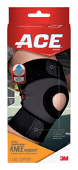 Knee Support 3M™ Ace™ Moisture Control Medium Pull-On / Hook and Loop Strap Closure 15 to 17 Inch Knee Circumference Left or Right Knee