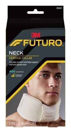 Cervical Collar 3M™ Futuro™ Moderate Support Adult One Size Fits Most One-Piece / Chin Strap Adjustable Height Adjustable Neck Circumference