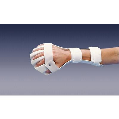 Anti-Spasticity Ball Splint Rolyan® Standard Version Preformed / Volar Side Thermoplastic Right Hand White Large 4-1/2 to 5-1/2 Inch MCP Width