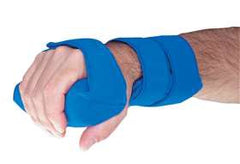 Wrist / Hand Splint AliMed® Grip Ethafoam / Kydex® Thermoplastic Left Hand Blue One Size Fits Most