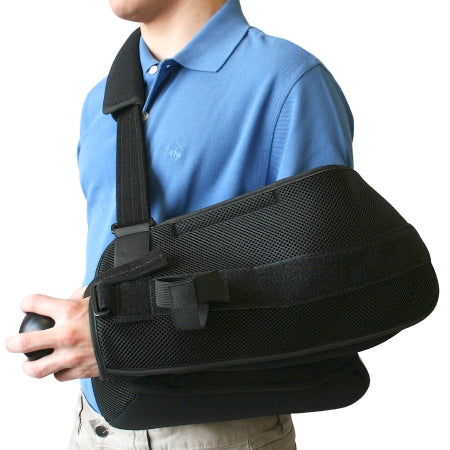 Shoulder Immobilizer NYOrtho Large / X-Large Fabric / Foam D-Ring / Hook and Loop Strap Closure With Abduction Pillow Left or Right Arm