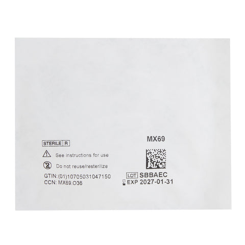 Nonabsorbable Suture with Needle Ethibond Polyester V-37 1/2 Circle Taper Cutting Needle Size 2 Braided #MX69G
