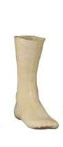 Casting Sock Mid-Leg Polyester / Resin Beige X-Large, Male 12 to 15 Shoe Size