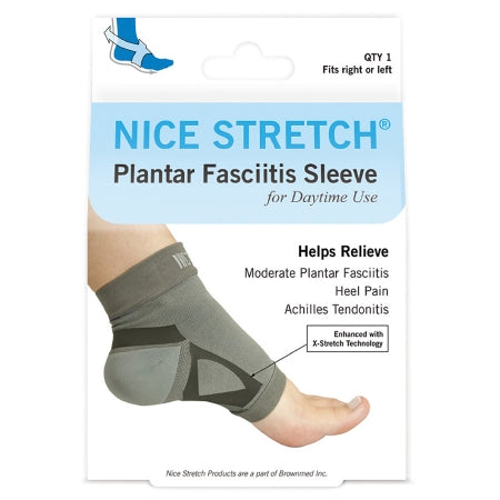 Daytime Plantar Fasciitis Support Nice Stretch® Large / X-Large Pull-On Male 5 and Up / Female 6 and Up Left or Right Foot