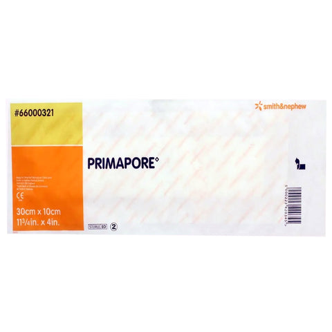 Adhesive Dressing Primapore Polyester Rectangle White Sterile #7133