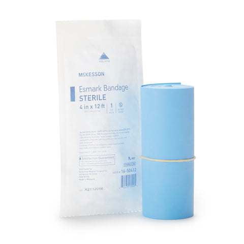 Esmark Compression Bandage  High Compression No Closure Blue Sterile