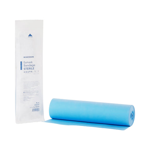 Esmark Compression Bandage  High Compression No Closure Blue Sterile