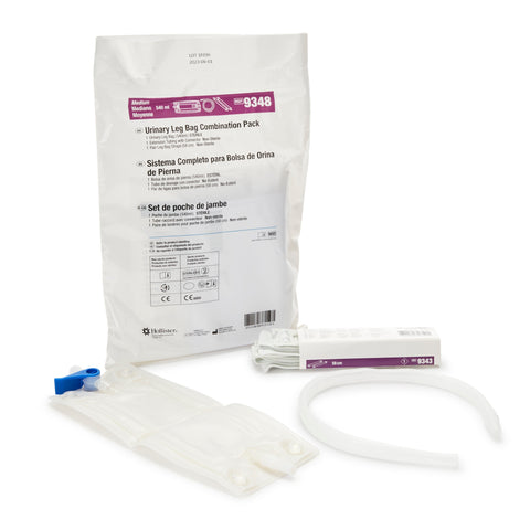 Hollister Urinary Leg Bag Anti-Reflux Valve Sterile 562 mL Vinyl #9348