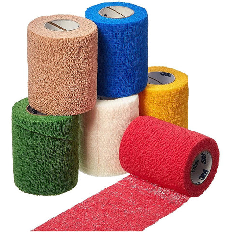 Cohesive Bandage 3M™ Coban™ LF Standard Compression Self-adherent Closure Tan NonSterile