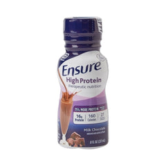 Oral Supplement Ensure® High Protein Therapeutic Nutrition Shake Chocolate Flavor Liquid 8 oz. Bottle