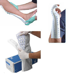 Padded Precut Splint TechForm® 4 X 30 Inch Fiberglass White