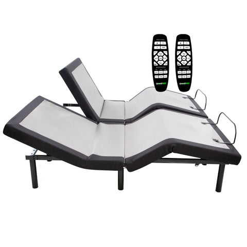 Ghostbed Hybrid 12" Medium-Plush Mattress with Luxury Adjustable Base