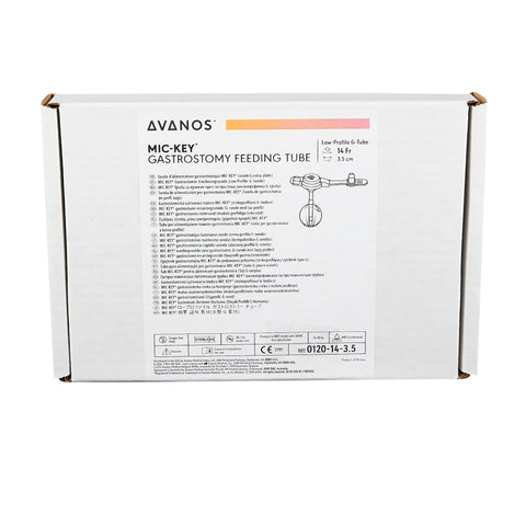 Avanos Medical Sales LLC Low Profile Gastrostomy Tube Kit MIC-Key® 14 Fr. 3.5 cm Tube Silicone Sterile #0120-14-3.5