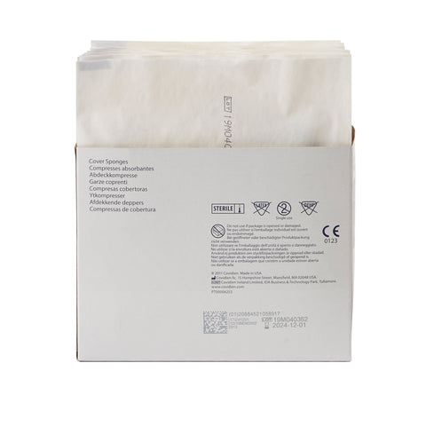 Nonwoven Sponge Curity™ Cellulose 4-Ply 4 X 4 Inch Square Sterile- 2 per Pack #2913