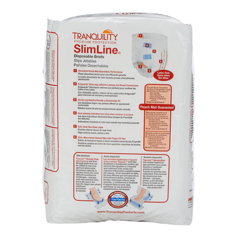 Incontinence Brief Tranquility® Slimline® Adult Small Unisex Disposable Heavy Absorbency #2120