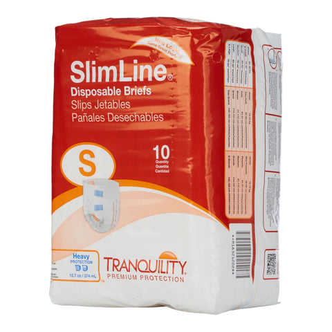 Incontinence Brief Tranquility® Slimline® Adult Small Unisex Disposable Heavy Absorbency #2120