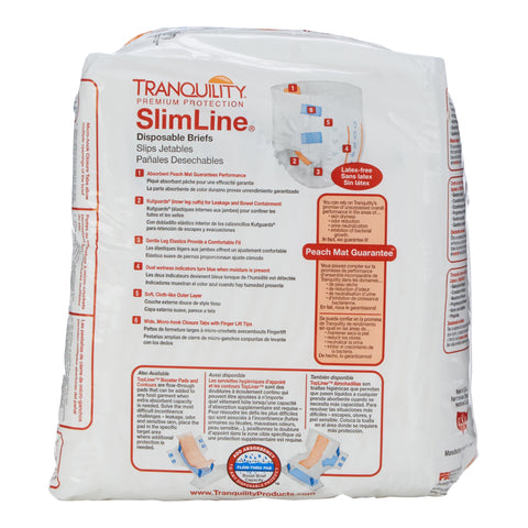 Incontinence Brief Tranquility® Slimline® Adult X-Small Unisex Disposable Heavy Absorbency #2166