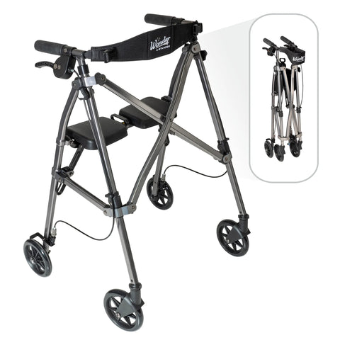 Stander Space Saver Rollator #4250-BW, 1 EACH