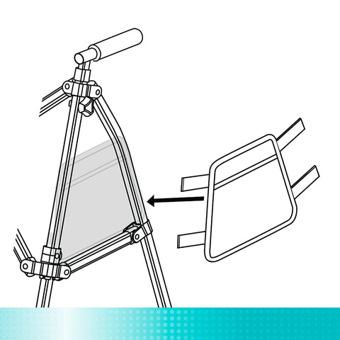 Stander Walker-Rollator Side Pouches - Set of 2 # 4341
