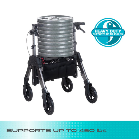 Stander Wonder Rollator #4360-BW, 1 EACH