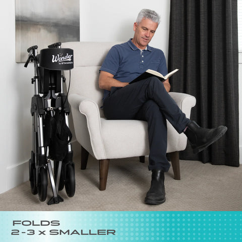 Stander Wonder Rollator #4360-BW, 1 EACH