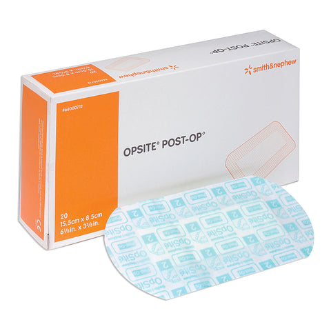 Transparent Film Dressing with Pad OpSite Post Op 3-3/8 X 6-1/8 Inch 3 Tab Delivery Rectangle Sterile #66000712