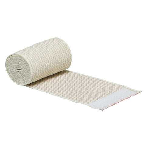Elastic Bandage EZe-Band® LF Standard Compression Double Hook and Loop Closure Tan NonSterile