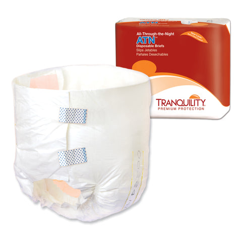 Incontinence Brief Tranquility® ATN Adult X-Small Unisex Disposable Heavy Absorbency #2183