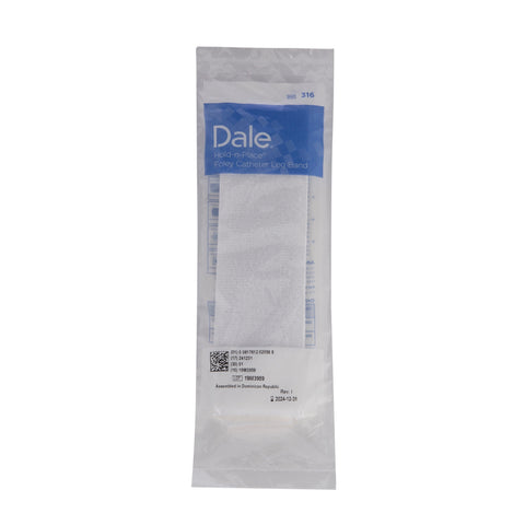Dale Medical Foley Catheter Holder Hold-N-Place™ 2 Inch Wide, Exclusive Stretch Material, Hook and Loop Fastener #316