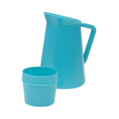 Pitcher Medegen Hot / Cold 32 oz. / 9 oz. Blue #00110
