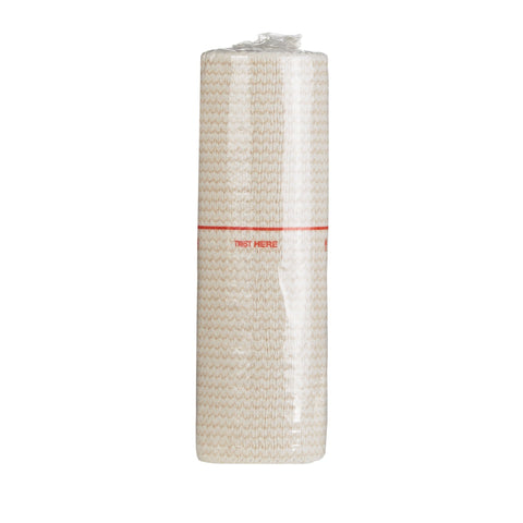 Elastic Bandage Standard Compression Hook and Loop Closure Tan NonSterile