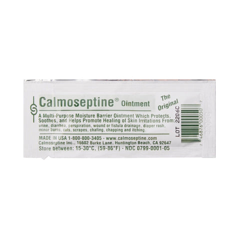 Skin Protectant Calmoseptine® 0.125 oz. Individual Packet Menthol Scent Ointment #00799000105
