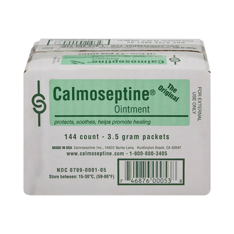 Skin Protectant Calmoseptine® 0.125 oz. Individual Packet Menthol Scent Ointment #00799000105