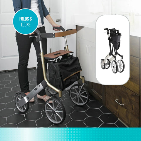 Trust Care Let's Go Out Rollator #4600-BG, 1 EACH