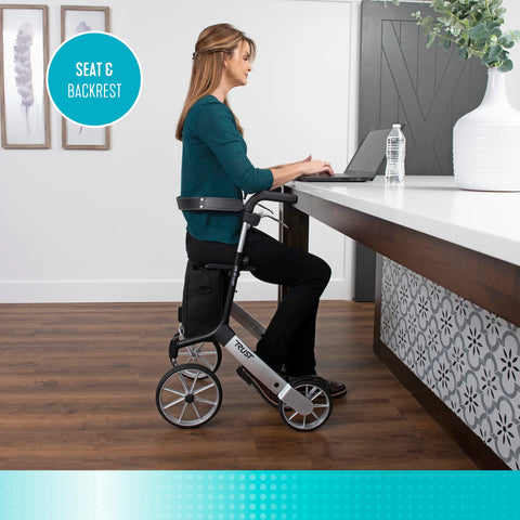 Trust Care Let's Go Out Rollator #4600-BG, 1 EACH