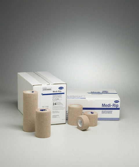 Cohesive Bandage Medi-Rip®  Standard Compression Self-adherent Closure Blue NonSterile