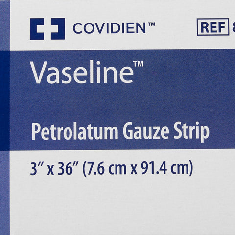 Cardinal Petrolatum Impregnated Dressing Vaseline® Strip 3 X 36 Inch Sterile #8884415600