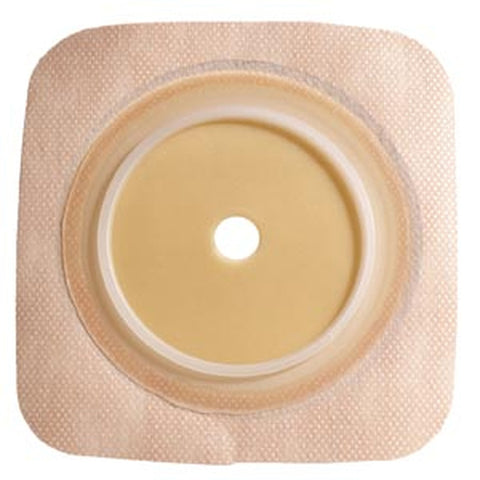 ConvaTec Ostomy Barrier Sur-Fit Natura® Durahesive® Trim to Fit 413165, Extended Wear Adhesive Tape Borders 38 mm Flange Sur-Fit® Natura® System 4 X 4 Inch
