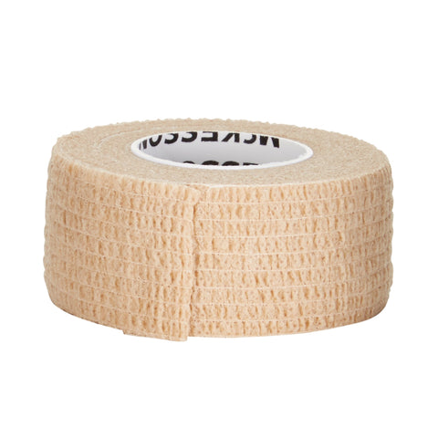Cohesive Bandage Standard Compression Self-adherent Closure Tan NonSterile