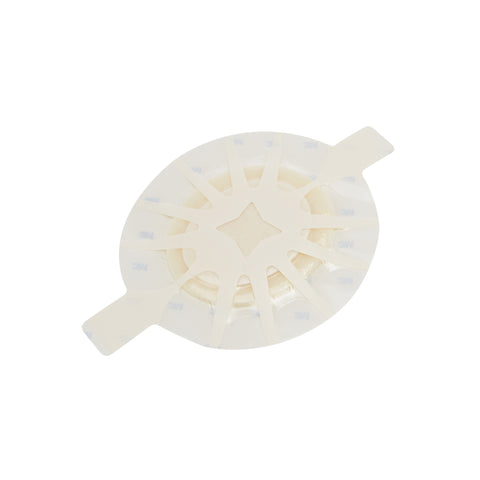 Solventum Corporation Foam Dressing 3M™ Tegaderm™ High Performance 4 X 4-1/2 Inch With Border Film Backing Acrylic Adhesive Oval Sterile #90611