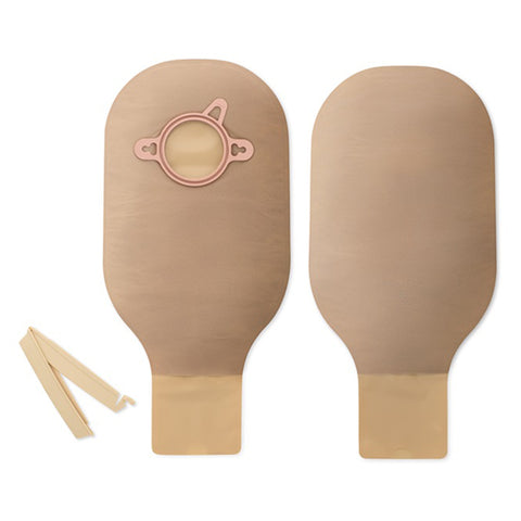 Hollister Colostomy Pouch New Image™ 18143 Two-Piece System 12 Inch Length Drainable