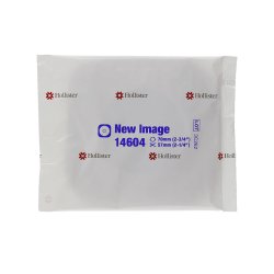 Hollister Ostomy Barrier New Image™ Flextend™ Trim to Fit 14604, Extended Wear Adhesive Tape 70 mm Flange Blue Code System Hydrocolloid Up to 2-1/4 Inch Opening