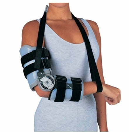 Elbow Splint Cinch-Lock™ Large Contact Closure Right Elbow Gray