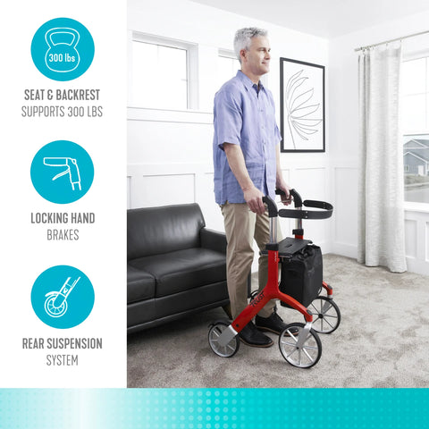 Trust Care Let's Fly Rollator #4700-BG