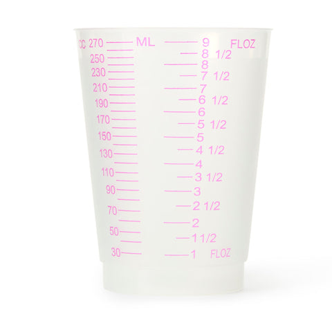Drinking Cup Medegen 9 oz. Plastic Translucent Disposable #02068A