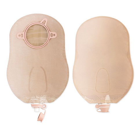 Hollister Urostomy Pouch New Image™ 18413 Two-Piece System 9 Inch Length Drainable