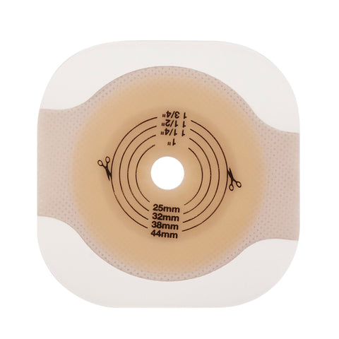 Hollister Ostomy Barrier New Image™ Flextend™ Trim to Fit 14203, Standard Wear Adhesive Tape 57 mm Flange Red Code System Hydrocolloid Up to 1-3/4 Inch Opening
