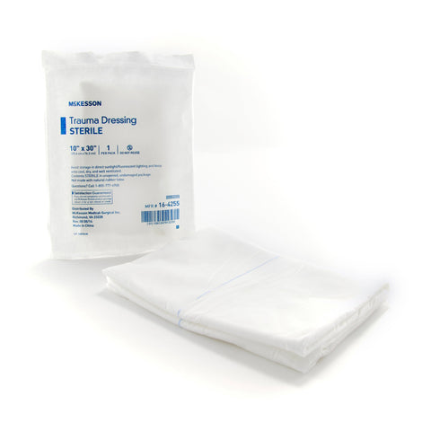 Trauma Dressing Nonwoven 10 X 30 Inch Rectangle Sterile